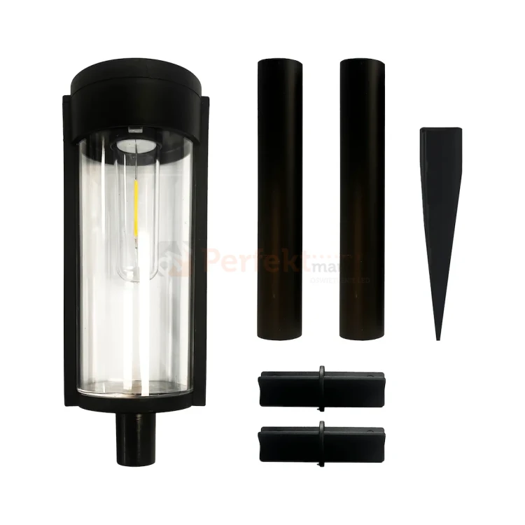 Lampa ogrodowa solarna słupek PATH 3000K IP44 - 2 sztuki EKO1454 perfektmarket (5).webp