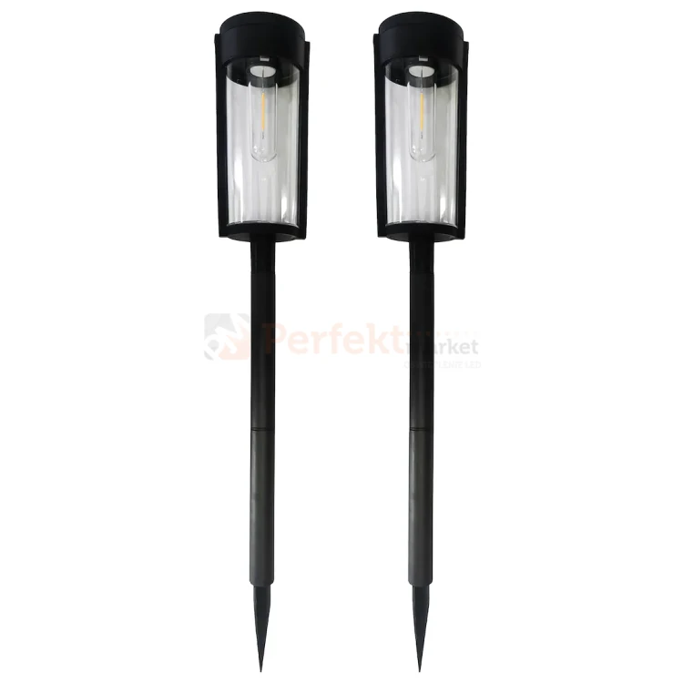 Lampa ogrodowa solarna słupek PATH 3000K IP44 - 2 sztuki EKO1454 perfektmarket.webp