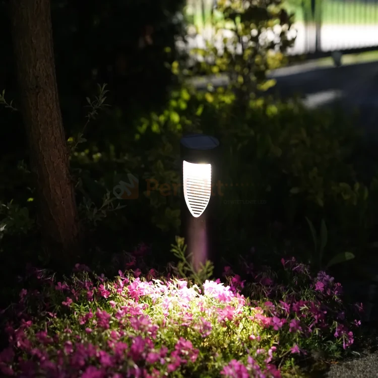 Lampa ogrodowa solarna słupek MIKE 3000K IP44 EKO0722perfektmarket (3).webp