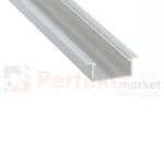 Profil do taśm LED GEMI na 2 taśmy LED wpuszczany srebrny anodowany perfektmarket.webp