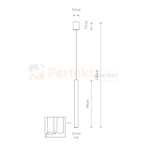 Lampa wisząca LASER 490 BLACK 8797 Nowodvorski czarna perfektmarket (2).webp