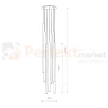 Lampa wisząca LASER 490 BLACK 8797 Nowodvorski czarna perfektmarket.webp
