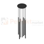 Lampa wisząca LASER VII BLACK 8920 7x49 cm Nowodvorski czarna perfektmarket (1).webp