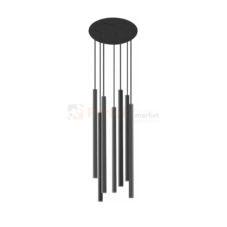 Lampa wisząca LASER VII BLACK 8920 7x49 cm Nowodvorski czarna perfektmarket (1).webp