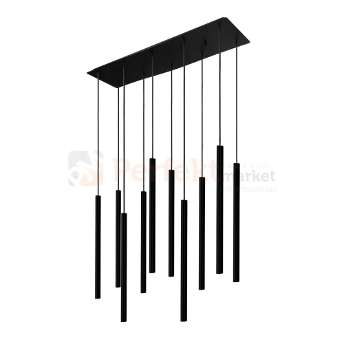 Lampa wisząca LASER X BLACK 8923 10x49 cm Nowodvorski czarna perfektmarket (1).webp