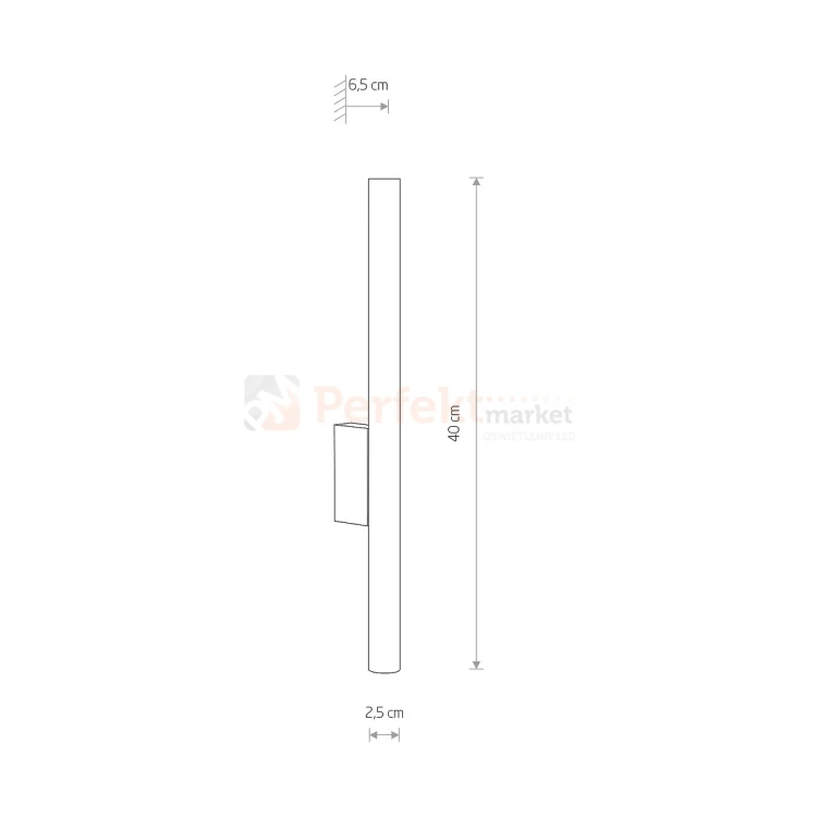 Kinkiet LASER WALL 10562 40 cm 2xG9 Nowodvorski złoty perfektmarket.webp