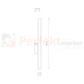 Kinkiet LASER WALL 10564 40 cm 2xG9 Nowodvorski miedź perfektmarket (1).webp
