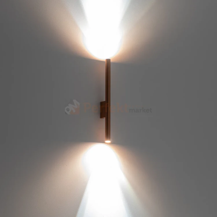 Kinkiet LASER WALL 10564 40 cm 2xG9 Nowodvorski miedź perfektmarket.webp