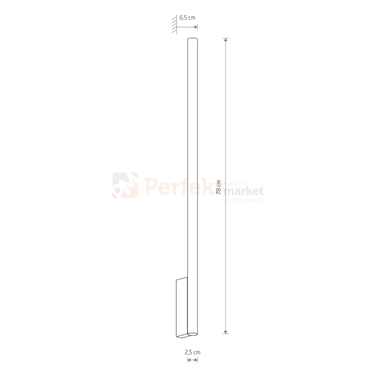Kinkiet LASER WALL XL 10828 78 cm 2xG9 Nowodvorski mosiądz perfektmarket.webp