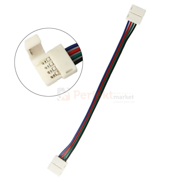 złączka kątowa LED RGB 10mm
