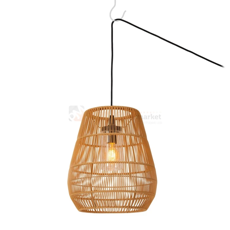 lampa wisząca zewnętrzna boho rattanowa NERIDA IP44 LUCIDE 1 perfektmarket.webp