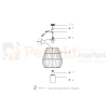 lampa wisząca zewnętrzna boho rattanowa NERIDA IP44 LUCIDE montaż perfektmarket.webp