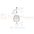 lampa wisząca zewnętrzna boho rattanowa NERIDA IP44 LUCIDE montaż perfektmarket.webp