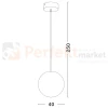 Lampa wisząca zewnętrzna na taras CELENDIN LE73761 40cm IP65 perfektmarket (3).webp