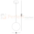 Lampa wisząca zewnętrzna na taras CELENDIN LE73761 40cm IP65 perfektmarket (3).webp