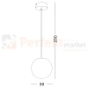 Lampa wisząca zewnętrzna na taras CELENDIN LE73762 30cm IP65 perfektmarket (4).webp