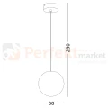 Lampa wisząca zewnętrzna na taras CELENDIN LE73762 30cm IP65 perfektmarket (4).webp