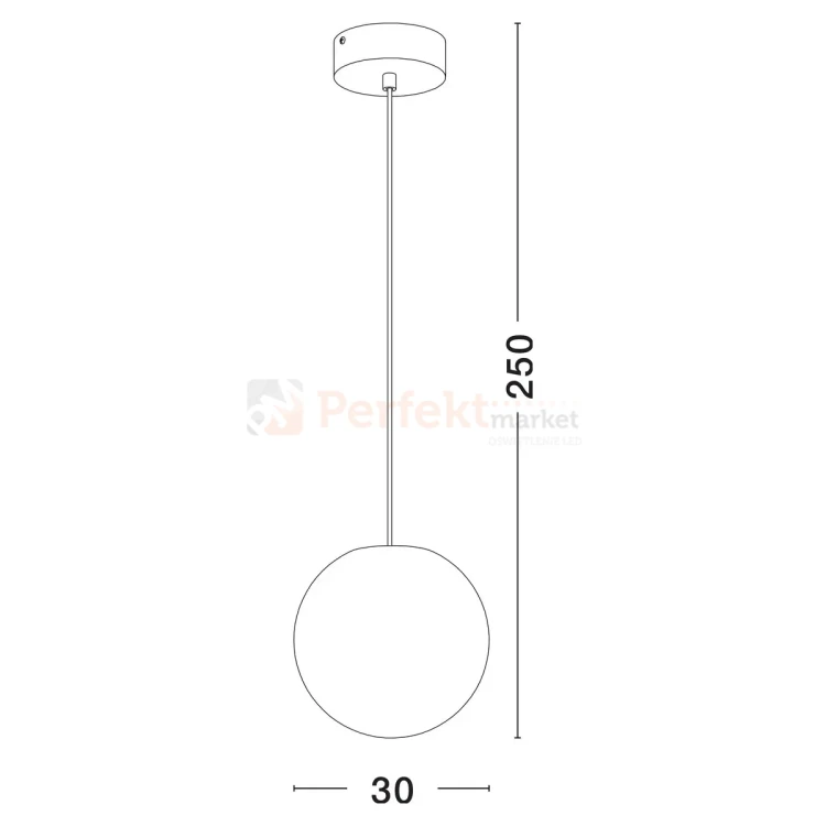 Lampa wisząca zewnętrzna na taras CELENDIN LE73762 30cm IP65 perfektmarket (4).webp