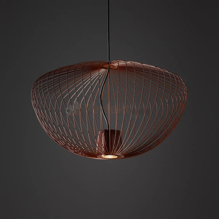 Lampa wisząca PUMPKIN M 11495 druciana nowoczesna terracotta Nowodvorski  perfektmarket (6).webp