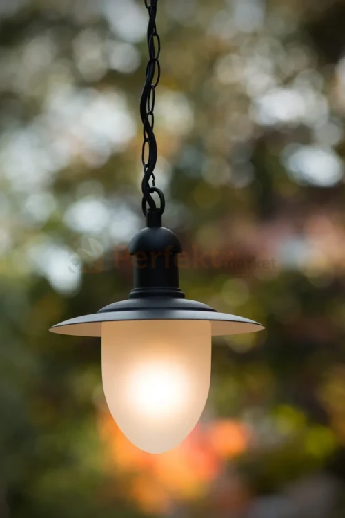 Lampa wisząca zewnętrzna na taras klasyczna ARUBA E27 czarna IP44 perfektmarket (4).webp