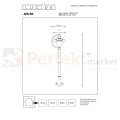 Lampa stojąca ogrodowa zewnętrzna klasyczna ARUBA E27 czarna IP44 perfektmarket (3).webp