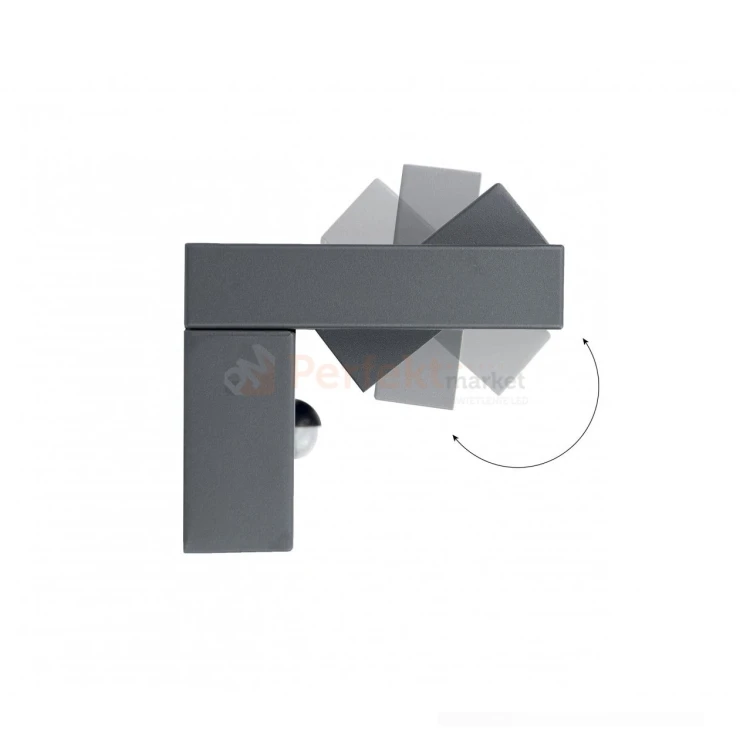 REN kinkiet zewnętrzny z czujnikiem ruchu regulowany PIR SU-MA 4000K antracyt 20W perfekmarket 3.webp