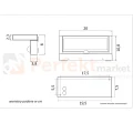 REN kinkiet zewnętrzny z czujnikiem ruchu regulowany PIR SU-MA 4000K antracyt 20W perfekmarket 7.webp