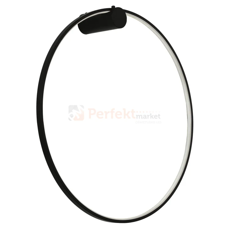 Mirror kinkiet okrągły ring 90cm L duży czarny CCT Light Prestige perfektmarket (14).webp