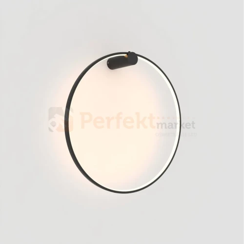 Mirror kinkiet okrągły ring 90cm L duży czarny CCT Light Prestige perfektmarket (5).webp