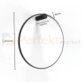 Mirror kinkiet okrągły ring 90cm L duży czarny CCT Light Prestige perfektmarket (1).webp