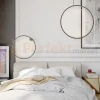 Mirror kinkiet okrągły ring mały 60cm czarny LP-999_1W S BK Light Prestige perfektmarket (14).webp