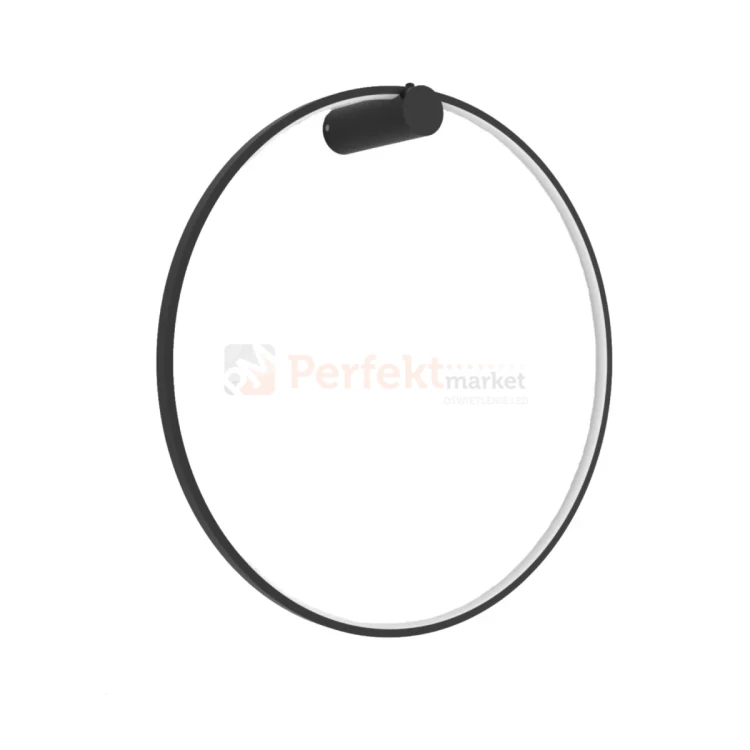 Mirror kinkiet okrągły ring mały 60cm czarny LP-999_1W S BK Light Prestige perfektmarket (10).webp