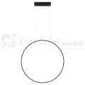 Mirror wisząca okrągły ring L 90mc duża czarna IP44 CCT light prestige perfektmarket (11).webp