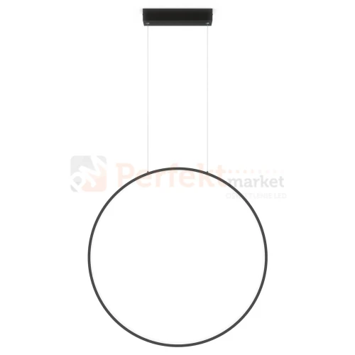 Mirror wisząca okrągły ring L 90mc duża czarna IP44 CCT light prestige perfektmarket (11).webp