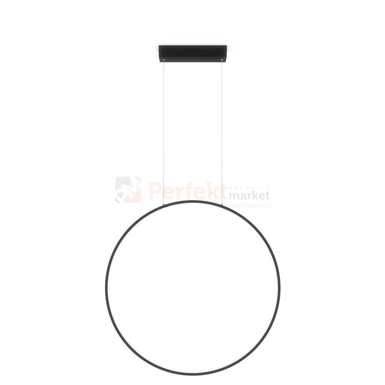 Lampa wisząca Mirror wisząca okrągły ring S 60 cm mała czarna IP44 CCT light prestige perfektmarket (11).webp