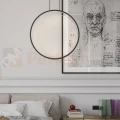 Lampa wisząca Mirror wisząca okrągły ring S 60 cm mała czarna IP44 CCT light prestige perfektmarket (9).webp