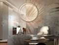Lampa wisząca Mirror wisząca okrągły ring S 60 cm mała czarna IP44 CCT light prestige perfektmarket (3).webp