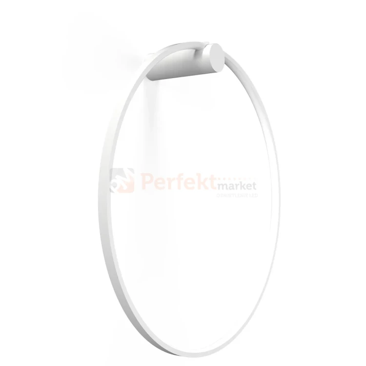 Mirror kinkiet okrągły ring 60 cm S mały biały CCT Light Prestige perfektmarket (8).webp