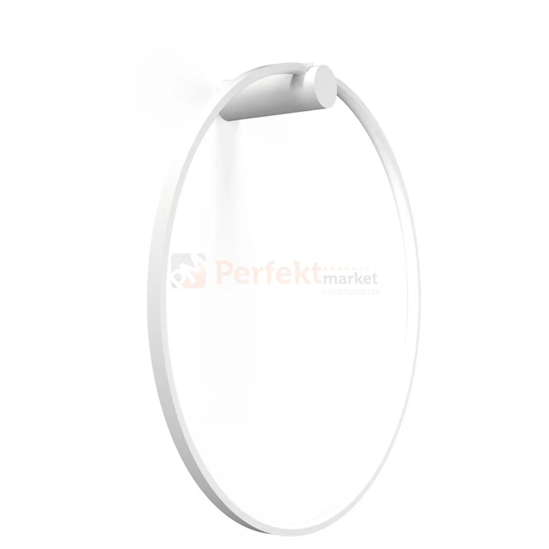 Mirror kinkiet okrągły ring 60 cm S mały biały CCT Light Prestige perfektmarket.webp