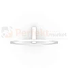 Mirror kinkiet okrągły ring 60 cm S mały biały CCT Light Prestige perfektmarket (1).webp