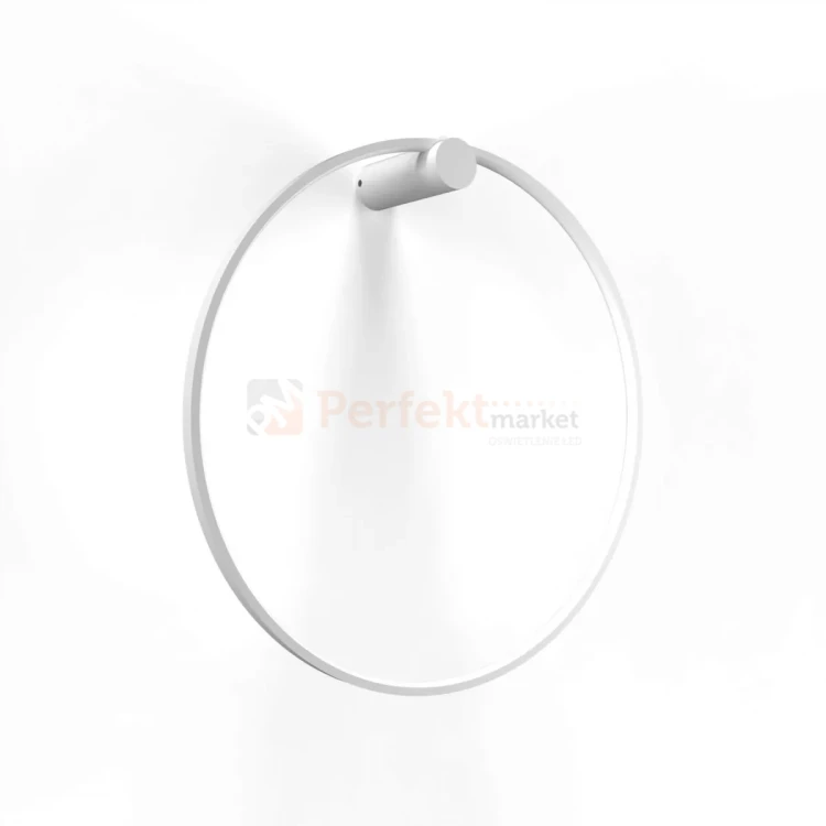 Mirror kinkiet okrągły ring 60 cm S mały biały CCT Light Prestige perfektmarket (2).webp