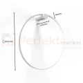 Mirror kinkiet okrągły ring 60 cm S mały biały CCT Light Prestige perfektmarket.webp