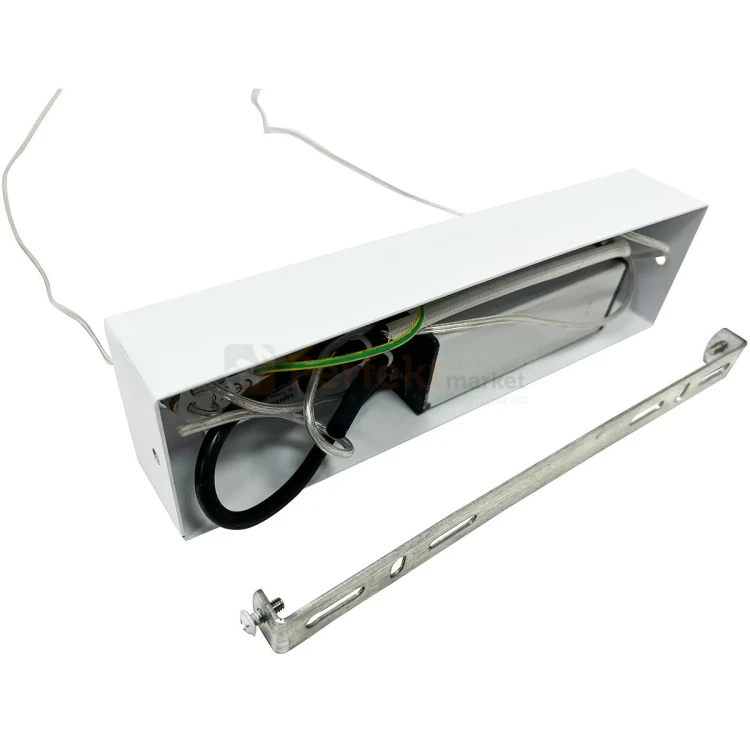 Lampa wisząca Mirror wisząca okrągły ring L 90 cm duża biała IP44 CCT light prestige  perfektmarket (4).webp