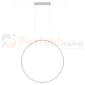 Lampa wisząca Mirror wisząca okrągły ring L 90 cm duża biała IP44 CCT light prestige  perfektmarket (1).webp