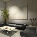 Lampa wisząca Mirror wisząca okrągły ring L 90 cm duża biała IP44 CCT light prestige  perfektmarket (14).webp