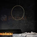 Lampa wisząca Mirror wisząca okrągły ring L 90 cm duża biała IP44 CCT light prestige  perfektmarket (9).webp