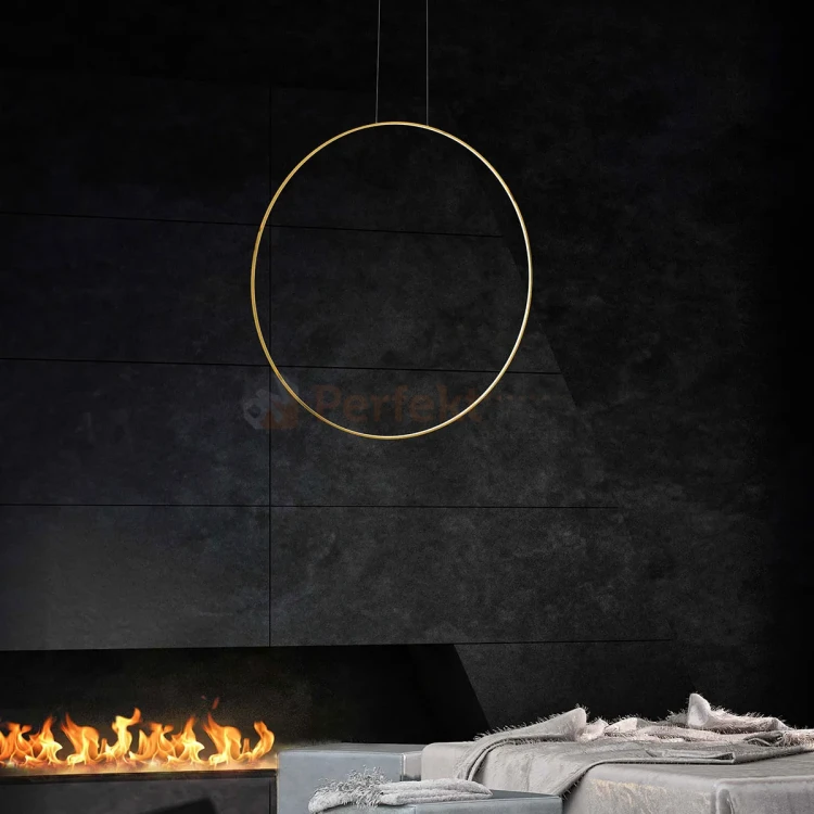 Lampa wisząca Mirror wisząca okrągły ring L 90 cm duża biała IP44 CCT light prestige  perfektmarket (9).webp