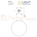 Lampa wisząca Mirror wisząca okrągły ring L 90 cm duża biała IP44 CCT light prestige  perfektmarket.webp