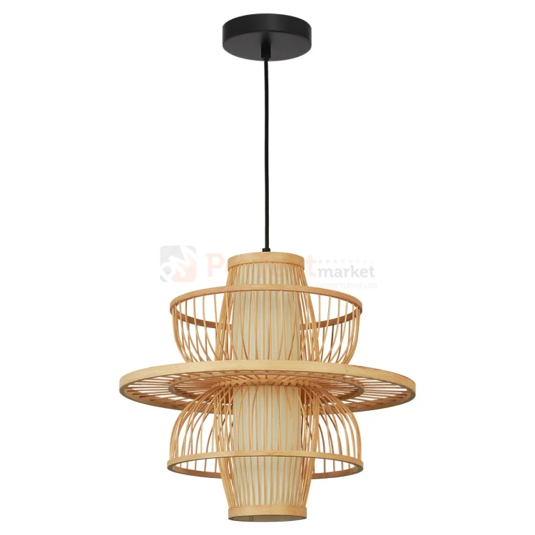 Lampa wisząca Astra rattanowa boho 1xE27 Light Prestige perfektmarket (9).webp