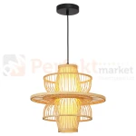 Lampa wisząca Astra rattanowa boho 1xE27 Light Prestige perfektmarket (4).webp